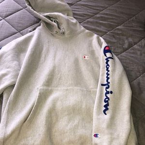 Grey champion sweatshirt